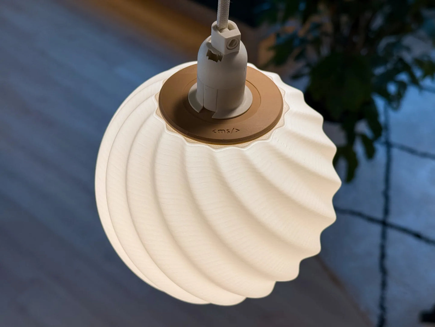 Lampenschirm Swirl Design