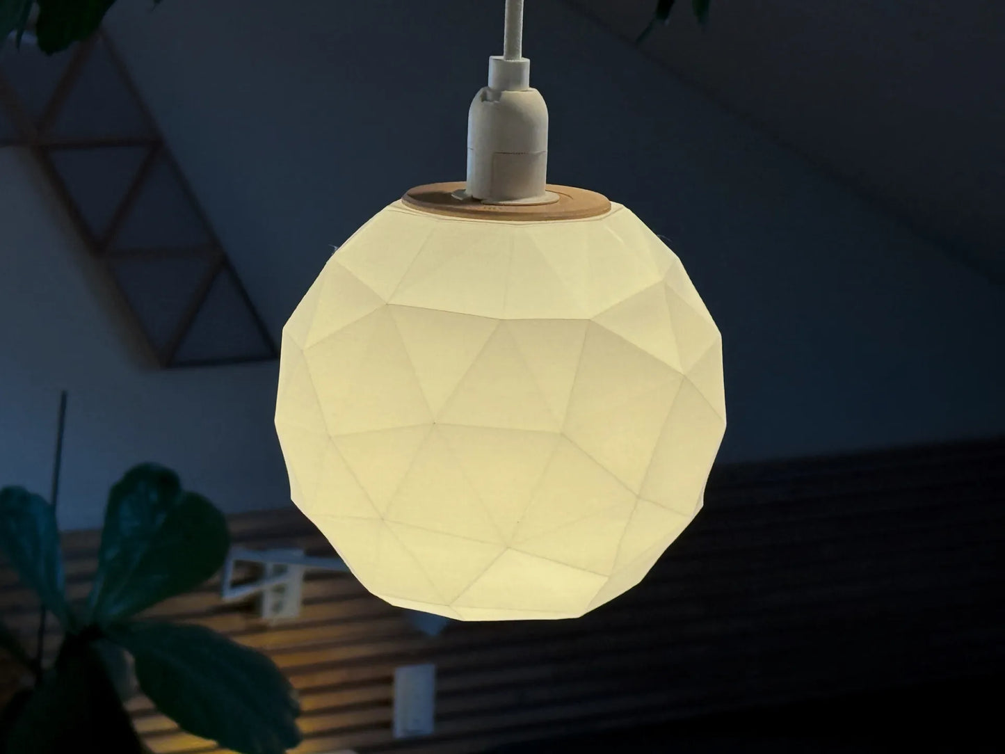 Lampenschirm Low Poly Design