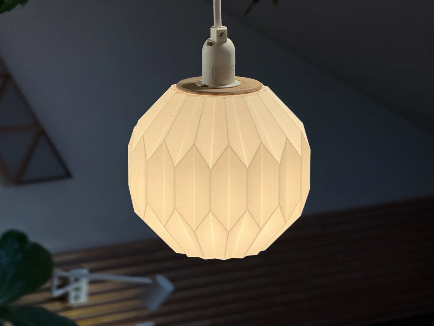 Lampenschirm Origami Design