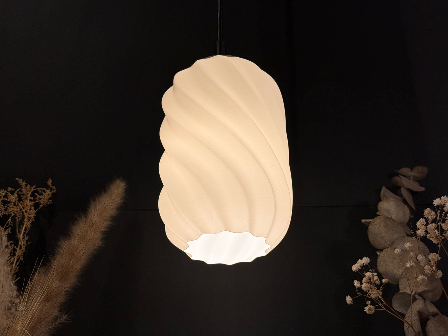 Lampenschirm Laterne Swirl Design