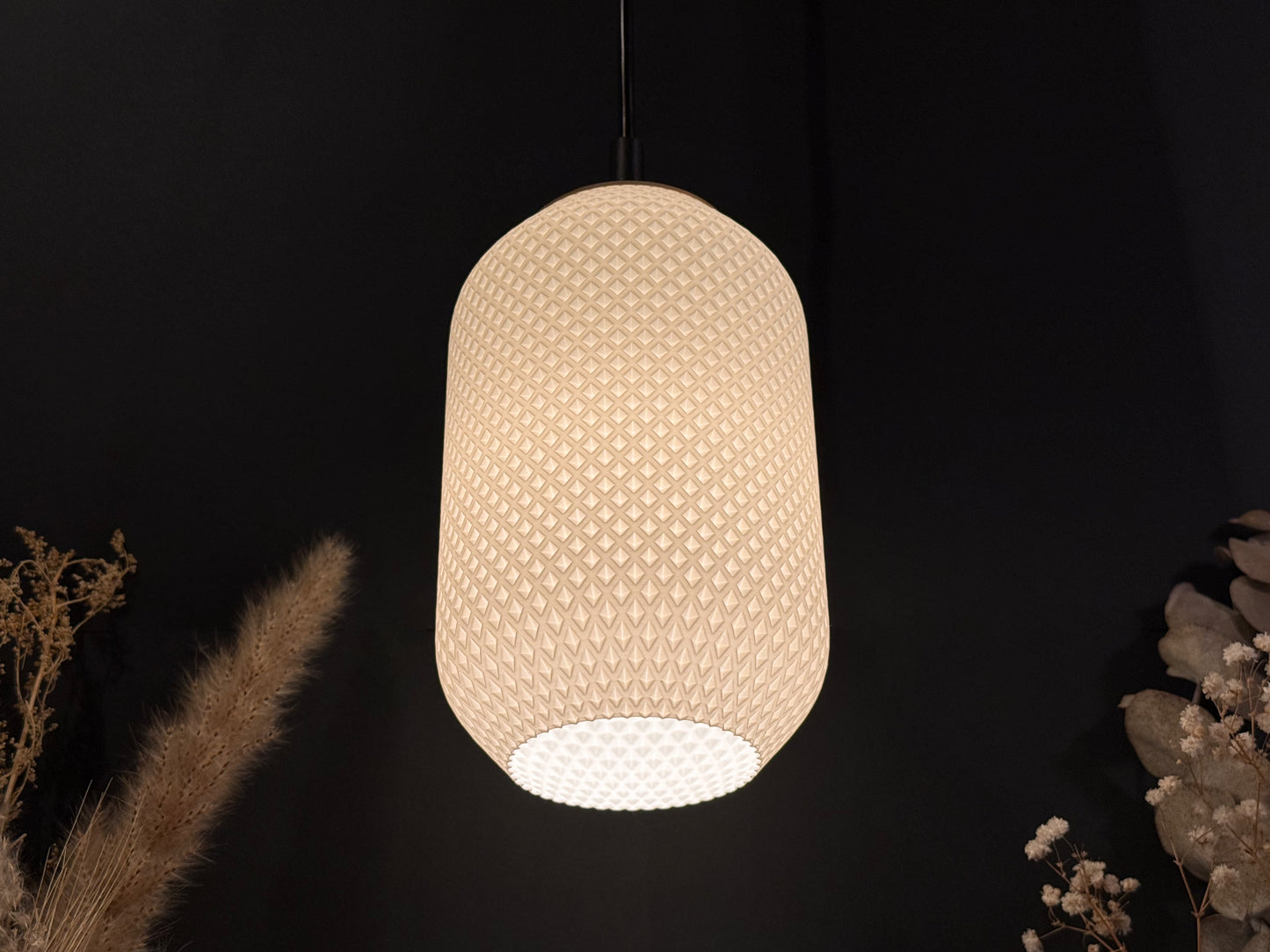 Lampenschirm Laterne Checkerboard Design