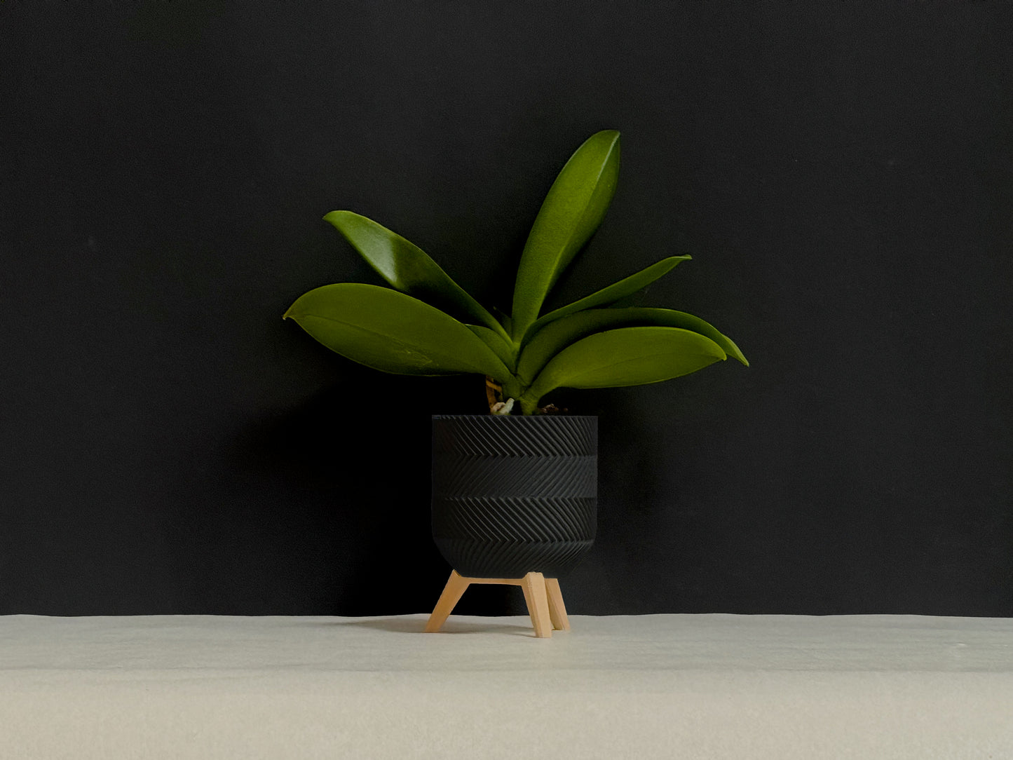 Blumentopf Zigzag Design
