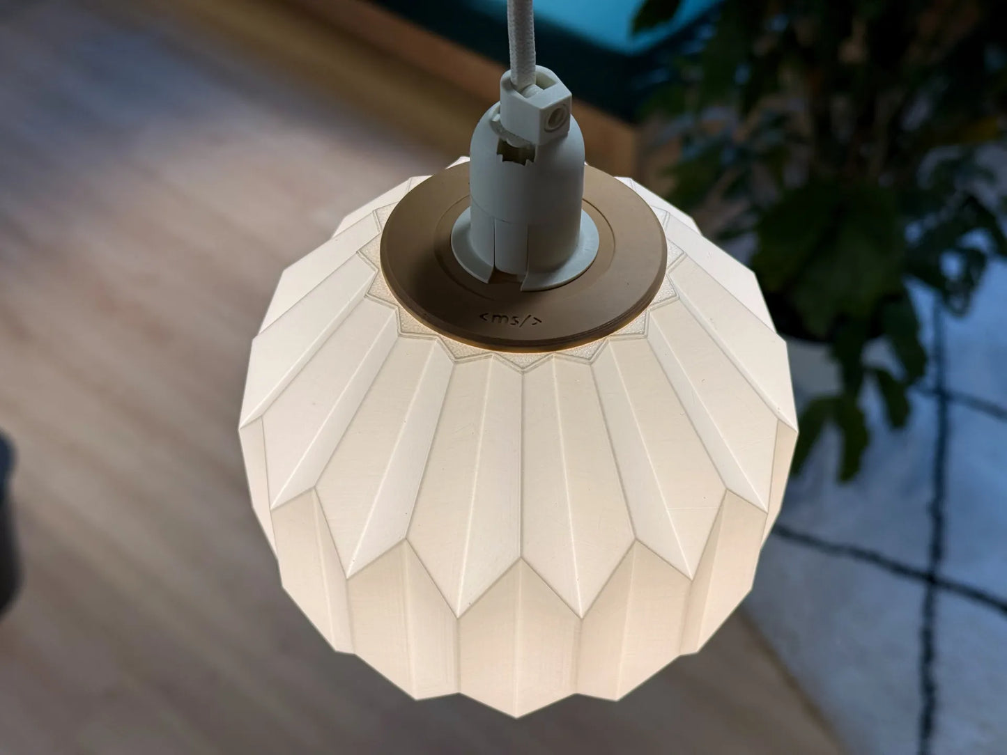 Lampenschirm Origami Design